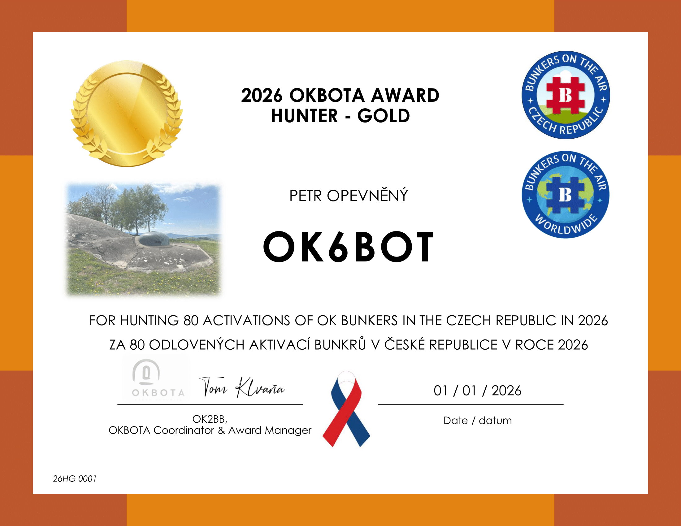 Zlatá cena lovce 2026